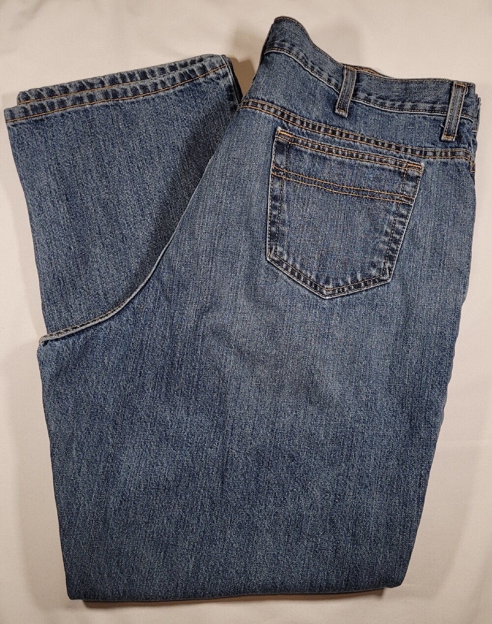 Cinch Western Denim Jeans Men's 42 X 32 White Label Med Stone Wash MB92834003